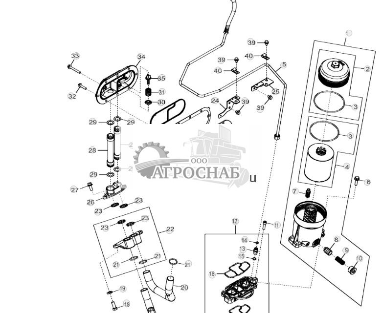 5926 Маслоохладитель двигателя и масляный фильтр - ST177036 60.jpg